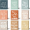 9 Pcs Mental Health Reminders Gifts Positive Affirmations Wall Decor Therapists Office Table Decor Psychology Feelings Shelf Decors Mini Inspirati...
