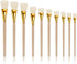 10 Pieces Gilding Brush Gold Leaf Paint Brush Goat Hair Duster Gold Paint Brush Sweep Mop 10 Types Metallic Foil Flakes Paint Brush for Gold Foil ...