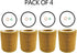 11427953129 Oil Filter Element Set Fit for BMW 128 135 323 325 328 330 335 428 435 525 528 530 535 640 740 Hybrid 3 5 7 M235 X1 X3 X4 X5 X6 Z4-4 P...