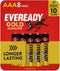 Eveready Gold Alkaline AAA Batteries, 8 Pack of Triple A Batteries...
