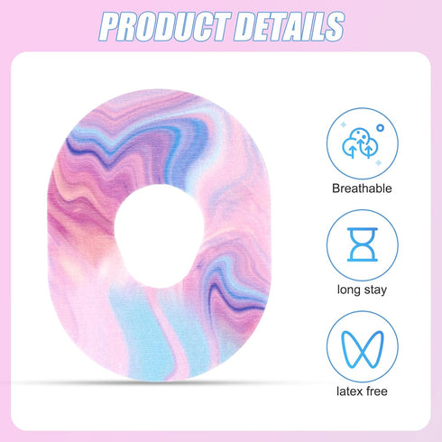 25pcs Adhesive Patches for Dexcom G7, Waterproof Sensor Patches Stickers Pre-Cut Sweatproof Breathable Sensor Cover Adhesive CGM Tape Overpatch Co...