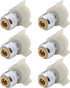 SharkBite 1/4 Inch x 7/8 Inch Ballcock Toilet Reducing Connector, Pack of 6, Push To Connect, PEX Pipe, Copper, CPVC, PE-RT, HDPE, U3531LF...