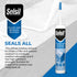 Selsil Clear 100% Silicone Sealant - Filling and Bonding Silicone Caulk - Clear Silicone Sealant Waterproof - Clear Sealant - Great Elasticity, So...