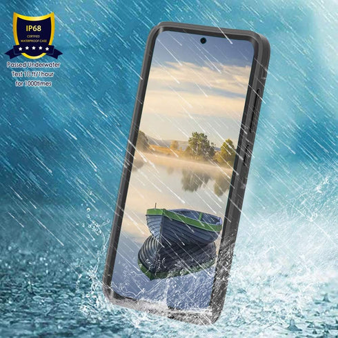 Compatible with S20 Waterproof Case, IP68 Underwater Dirtproof Shockproof Built in Screen Protector Full Body Protective Cover for Samsung Galaxy ...