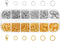 1140 PCS Jump Rings for Jewelry Making Supplies, 5 Sizes Silver and Gold Open O-Rings Necklace Lobster Clasp Set Bracelet Charms Jewelry Making To...