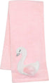 Bedtime Originals Blossom Pink/White Swan Coral Fleece Baby Blanket...