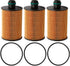 68229402AA Engine Oil Filter with O-ring Element Replacement for Ram 1500 Jeep Grand Cherokee2014-2020 for 68109834AA(3Pcs)...