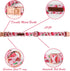 MR. CHUBBYFACE Spring Summer Dog Collar Cute Pink Beach Bikini Dog Collar Girl Boy Dog Collar for Small Medieum Large Dogs...