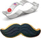 Ann Clark Cookie Cutters Mustache Father's Day Cookie Cutter 5.25" Made in USA...