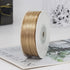 Champagne Ribbon - Solid Color Thin Satin Ribbon,1/8 inch x 100 Yards Double Face Gift Ribbon for Crafts...