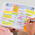 ZCZN Small Sticky Notes, 1.5in x 2in, 100 Sheets/Pad, 10 Pads/Pack, Black...