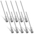 10 Pcs Wire Brush Extended Steel Cleaning End Brushes Pen Stainless Steel Wire Brush 3 mm Mandrel Rust Paint Removal Bits Polishing Rotary Tool Ac...