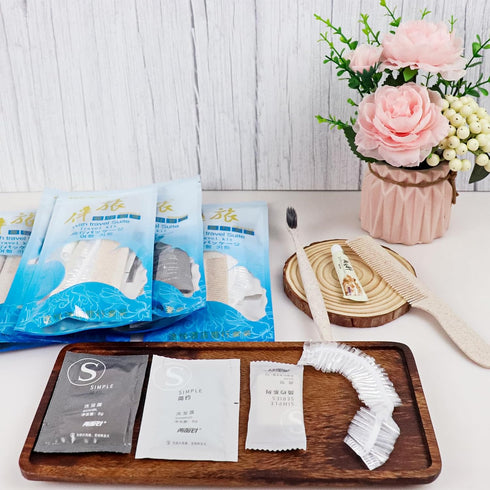 Hygiene Kit, Hygiene Kit Bulk, Individually Packed, Travel Hygiene Kit With Toothbrush, Toothpaste, Comb, Shampoo, Shower Gel, Shower Cap And Soap...