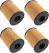26350-2S000 Oil Filter with Seals Compatible with Hyundai Santa Cruz 2.5L 2020-2022 Compatible with Kia Sorento 2.5L Engine 2021-2022 Pack of 4...