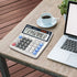 OSALO Desktop Calculator Extra Large Display 12 Digits Big Buttons Solar Accounting Calculator for Office (OS-200ML)...