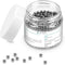 Navaris 1000 Pcs Decanter Cleaning Beads - Stainless Steel Reusable Cleaning Balls for Wine Bottles, Glass Decanters, Carafes, Narrow Spouted Vase...
