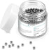 Navaris 1000 Pcs Decanter Cleaning Beads - Stainless Steel Reusable Cleaning Balls for Wine Bottles, Glass Decanters, Carafes, Narrow Spouted Vase...