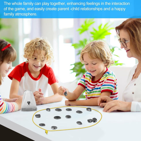 Magnetic Chess Game - 2024 New Fun Tabletop Game, Magnetic Strategy Game for Kids and Adults with Magnets, Fun Tabletop Multiplayer Magnetic Chess...