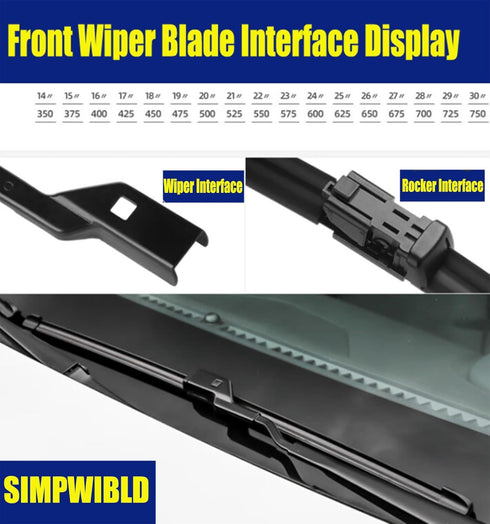 3 Factory Wiper blades Replacement For 2016-2020 Toyota Prius Original Equipment Replacement Windshield Wiper Blades Set 28"+16"+16" (Set of 3) To...
