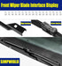 3 Factory Wiper blades Replacement For 2007-2012 GMC Acadia/2007-2010 Saturn Outlook Original Equipment Replacement Windshield Wiper Blades Set 24...