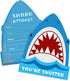 Yangmics Direct 25 Pack Shark Birthday Party Invitations with Envelopes-Double Sided -Shaped Fill-In Invitations-Shark party supplies...