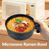 Ramen Bowl Set?Microwave Ramen Cooker Instant Noodles Bowl with Chopsticks Spoon Phone Holder,Rapid Ramen Noodle Bowl for College Dorm Room Essent...
