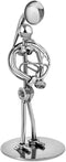 Broadway Gifts 6" Silver-Tone Sousaphone Player Figurine - Metal Tuba Player Statue - Industrial Musician Figurine...