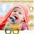 4 Packs Baby Teething Toy Silicone Teething Toys for Babies Over 6 Months Anti Dropping Wrist Hand Teethers Mitten Chick Baby Chew Toys for Suckin...