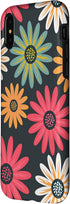 iPhone X/XS Floral Daisy Flowers Pink Green Orange Grey Pattern AEN021 Case...