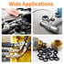 HongWay 770pcs Rubber O Ring Assortment Kits 18 Sizes Sealing NBR Gasket Washers for Car Auto Vehicle Repair, Professional Plumbing, Air or Gas Co...