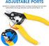 Fiber Stripper,6‘’ Cable Stripper with Safe Lock and Anti Slip Handle Klein Wire Stripper,Fiber Optic Tools,Fiber Splicing Tools,Fiber Stripping T...