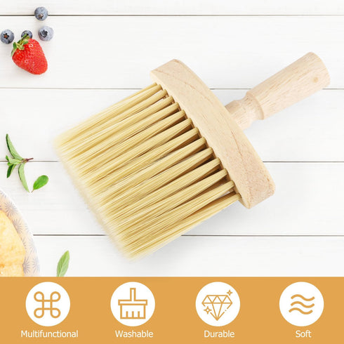 4pcs Wooden Window Groove Cleaning Brushs Soft Bristles Wood Handle Dust Brush Crevice Tool Brush for Keyboard Car Corners Gaps Home Removal Dust...