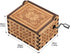 You are My Sunshine Wood Music Boxes,Laser Engraved Vintage Wooden Sunshine Musical Box Gifts for Girlfriend,Boyfriend,Family Friends,On Birthday,...