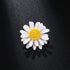 Multicolor Cute Daisy Flower Brooch Pins, Plant Sunflower Suit Lapel Pin,Pink Yellow White Sun Flower Dress Neckline Pin Enamel Charm Daisy Coat C...