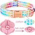 ARING PET Valentine's Day Dog Collar-Adorable Dog Collar with Felt Flower, Cotton Colorful Heart Dog Collars Pet Collars with Metal Buckle...