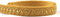 Gimp Braid Fabric Trim - 0.59 Inch / 10 Yards, Gold Silver, Upholstery, Polyester, DIY Crafts, Home Decorative...