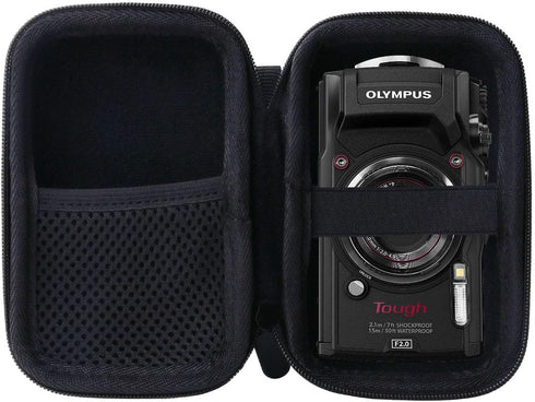 WERJIA Hard Carrying Case for Olympus Tough TG-7/TG-6/ TG-5/TG-4 Digital Camera Case (Storage case, Black)...