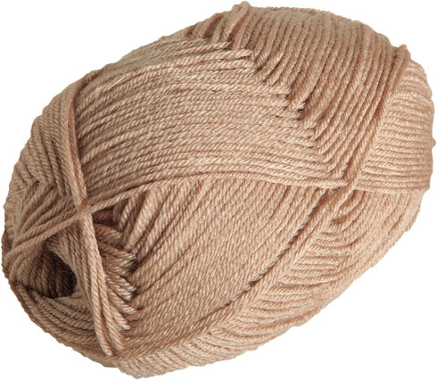 Knit Picks Brava Sport Weight 100% Acrylic Beige Yarn Hypoallergenic Washable - 100 g (Almond)...