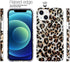 J.west Case Compatiable with iPhone 13 6.1 inch,Sparkly Animal Leopard Print Pattern Vintage Cheetah Design Glitter Translucent Clear Soft TPU Sli...