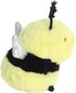 Aurora® Round Rolly Pet™ Bee Happy™ Stuffed Animal - Adorable Companions - On-The-Go Fun - Yellow 5 Inches...