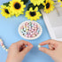 100pcs Rainbow Soccer Beads with 5.5 Yard Elastic Rope,Acrylic Sports Beads DIY Spacer Beads for Necklace Bracelet Keychains Handmade Jewelry Maki...