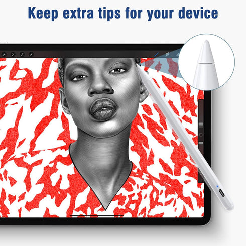 TiMOVO Pen Tips for Palm Rejection Stylus Pen, (2 Pack) Durable Replacement Tips for Precise Drawing & Writing, High Precision, Easy to Replace - ...