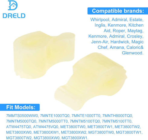 80040 Washer Agitator Dogs Replacement Kit, Replacement for Whirlpool, Kenmore Washers, Replaces 285612 285770 3366877 387091 (12-Pack)