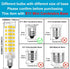E11 LED Bulb Dimmable, JDE11 120V 100W Halogen Equivalent, T3/T4 Mini Candelabra Base, 4000K Natural White, ?10W 1100 Lumen E11 Bulbs for Ceiling ...