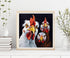 Diymood 5D Diamond Painting Animal, Paint with Diamonds DIY Diamond Art Rooster, Diamond Painting by Number Kits Full Drill Rhinestone for Home Wa...