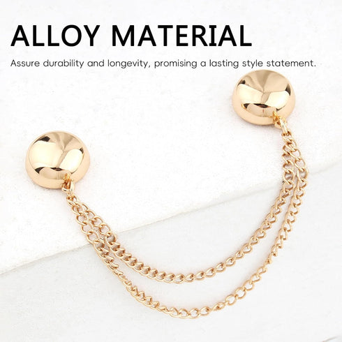 8PCS Hem Holder Scarf Buckle - Magnetic Dress Sleeve Clips for Women & Girls, Strong Snap Tie for Shirts, Tops, and Skirts - Decoration No-Pin Wai...