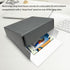 Lineco, 8x10 Gray Drop Front Archival Storage Box Metal Edge. Acid-Free, Lignin-Free. Preserves Photos, Documents, Prints, Cards, DIY...