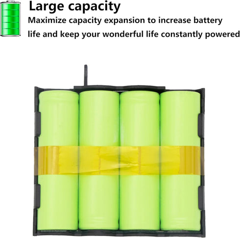 Replacement Battery for Compex Mi, Mi-Sport, Enegry,MI-Fitness,Runner, Theta 500,Physio 5,FIT,SP 2.0,fits Part No Compex 941210 4H-AA1500, 4.8V Ni...