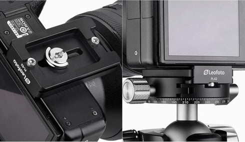 Leofoto PL-62 62mm Lens and Camera Plate fits Some DSLR and 70-200/2.8 or 400/5.6...