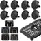 Air Fryer Replacement Parts for Ninja Foodi Airy Fryer, 8 PCS Food Grade Air Fryer Rubber Bumpers Feet Tabs Tips Accessories for Ninja Foodi DZ201...